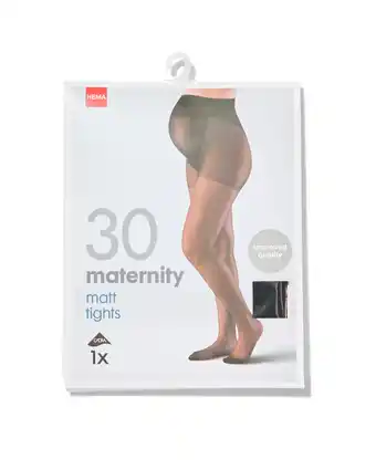 HEMA Hema zwangerschapspanty 30denier zwart (zwart) aanbieding