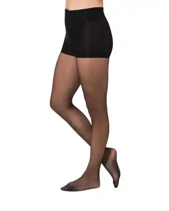 Hema panty zonder tailleband 20 denier zwart (zwart)