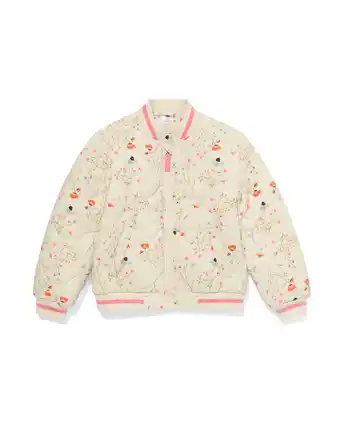 HEMA Hema kinder bomberjack gebroken wit (gebroken wit) aanbieding