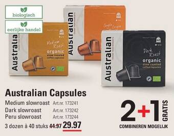 Sligro Australian Capsules aanbieding
