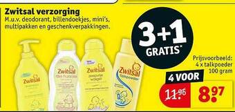 Kruidvat Zwitsal Verzorging aanbieding