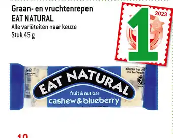 Graan- en vruchtenrepen EAT NATURAL Alle variëteiten naar keuze Stuk 45 g
