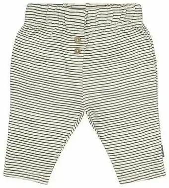 HEMA HEMA Newborn Sweatbroek Strepen Gebroken Wit (gebroken wit) aanbieding
