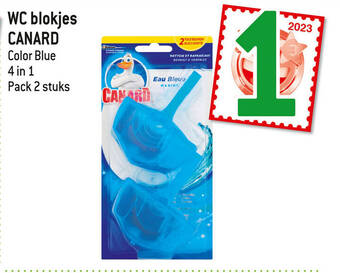 Louis Delhaize WC blokjes CANARD aanbieding