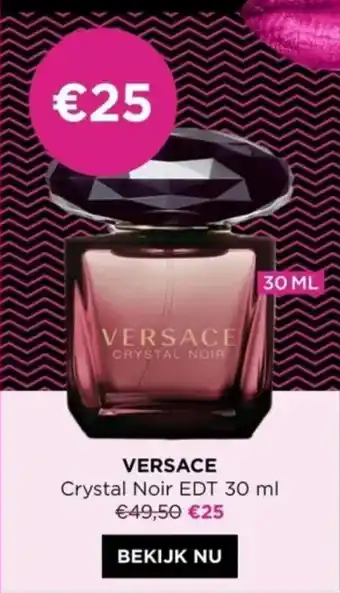 ICI PARIS XL VERSACE Crystal Noir EDT 30 ml aanbieding