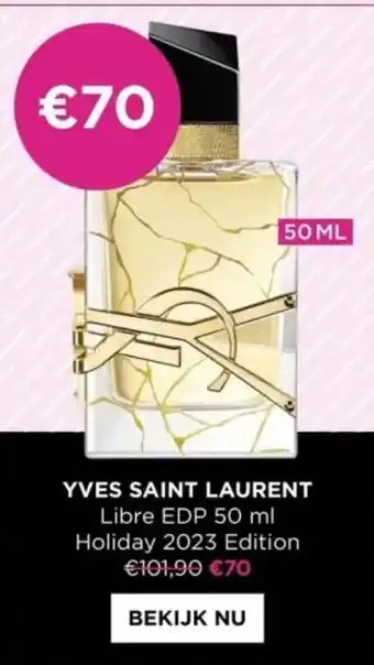 ICI PARIS XL YVES SAINT LAURENT Libre EDP 50 ml Holiday 2023 Edition aanbieding