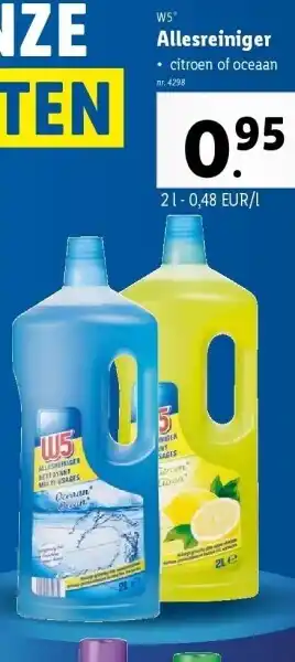 Lidl Allesreiniger aanbieding