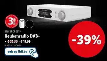 Lidl Keukenradio dab+ aanbieding
