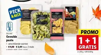 Lidl Gevulde pasta aanbieding