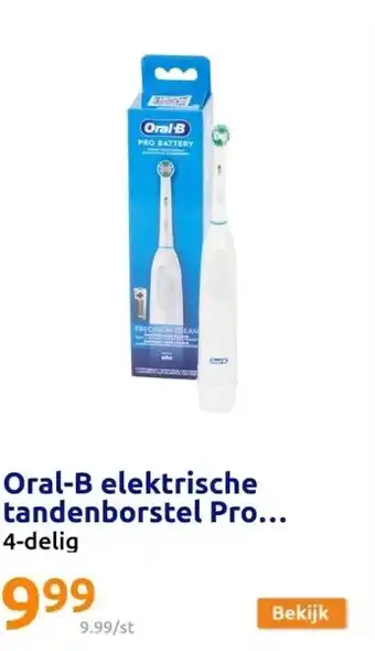 Action Oral-b elektrische tandenborstel pro battery aanbieding