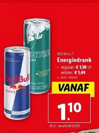Lidl Energiedrank aanbieding