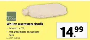 Wollen warmwaterkruik