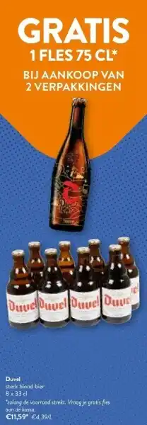 OKay Duvel sterk blond bier 8 x 33 cl aanbieding