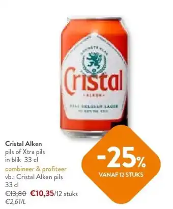 OKay Cristal alken pils of xtra pils in blik 33 cl aanbieding