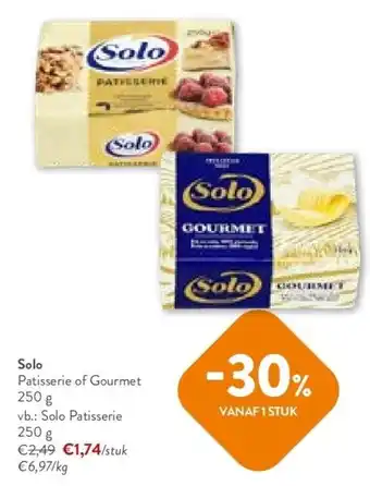 OKay Solo patisserie of gourmet 250 g aanbieding