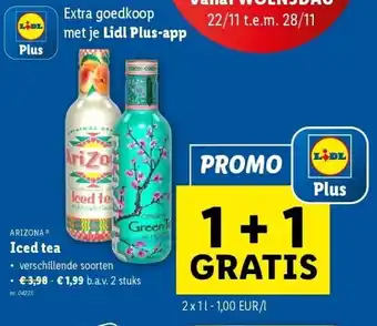 Lidl Iced tea aanbieding
