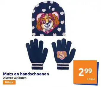 Action Muts en handschoenen aanbieding