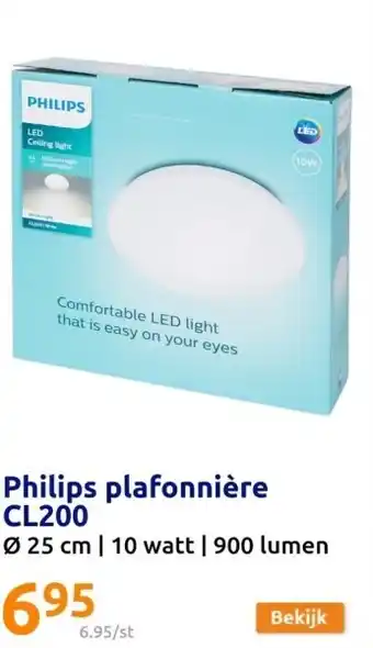 Action Philips plafonnière cl200 aanbieding