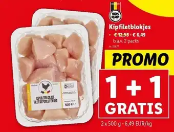 Lidl Kipfiletblokjes aanbieding