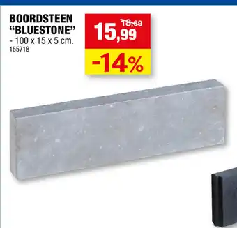 Hubo Boordsteen Bluestone aanbieding