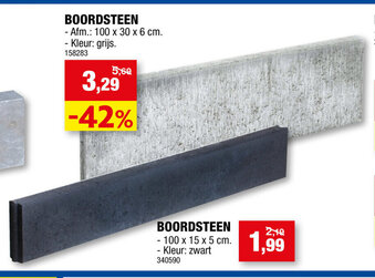 Hubo Boordsteen aanbieding