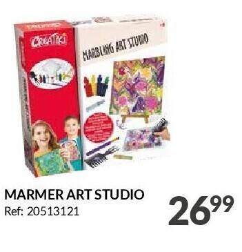 Fun Marmer art studio aanbieding