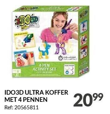 Fun Ido3d ultra koffer met 4 pennen aanbieding
