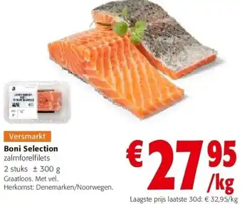 Colruyt Boni selection zalmforelfilets aanbieding