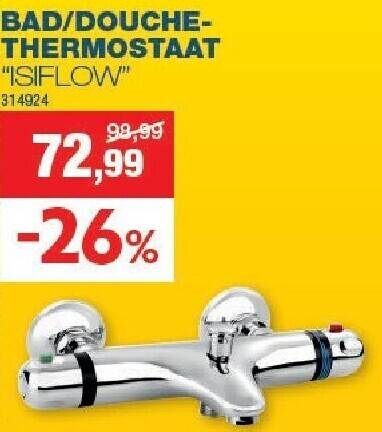 Hubo Bad/douche- thermostaat isiflow' aanbieding