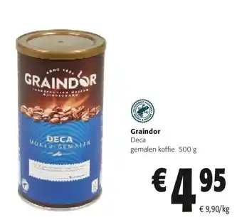 Colruyt Graindor deca gemalen koffie 500 g aanbieding