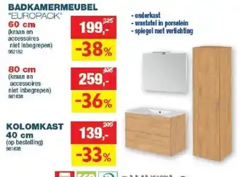 Hubo Badkamermeubel aanbieding