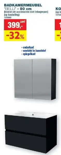 Hubo Badkamermeubel aanbieding