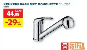 Hubo Keukenkraan met douchette flow aanbieding