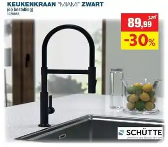 Hubo Keukenkraan miami zwart aanbieding