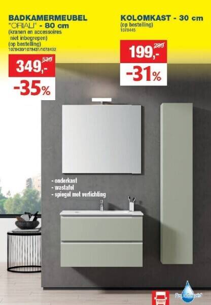 Hubo Badkamermeubel aanbieding
