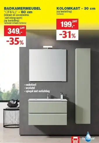 Hubo Badkamermeubel aanbieding