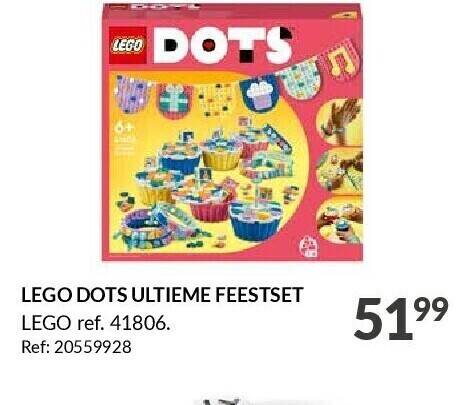 Fun Lego dots ultieme feestset aanbieding