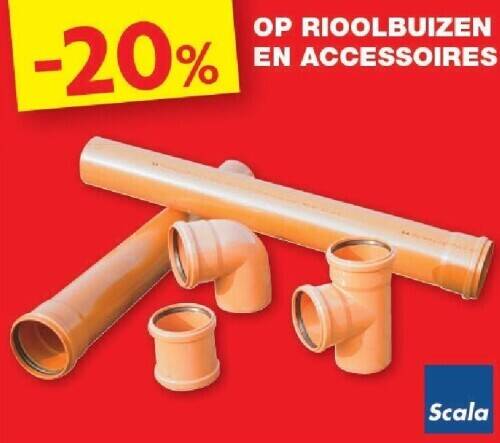 Hubo Op rioolbuizen en accessoires aanbieding