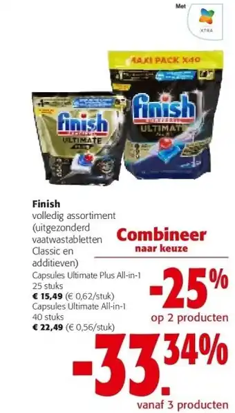 Colruyt Finish volledig assortiment aanbieding