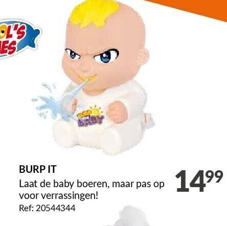 Fun Burp it aanbieding