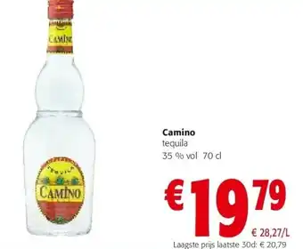 Colruyt Camino tequila 35 % vol 70 cl aanbieding