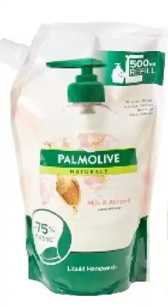 Palmolive naturals navulling vloeibare handzeep milk & almond 500 ml