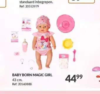 Fun Baby born magic girl aanbieding