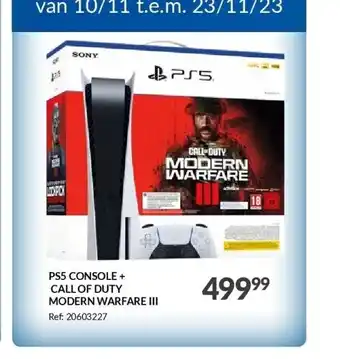 Fun Ps5 console + call of duty modern warfare iii aanbieding