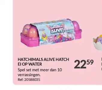 Hatchimals alive hatch ei op water