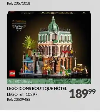 Fun Lego icons boutique hotel aanbieding