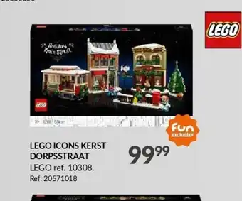 Lego icons kerst dorpsstraat