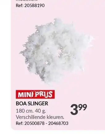 Boa slinger