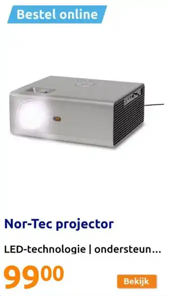 Action Nor-Tec projector aanbieding
