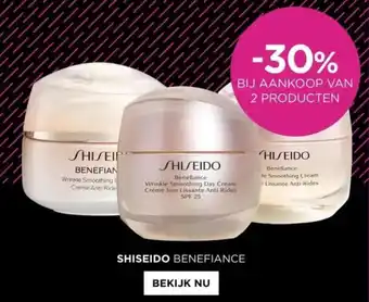 ICI PARIS XL SHISEIDO BENEFIANCE aanbieding